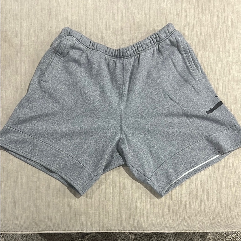 Jordan Standard Fit Gray Shorts 8in inseam